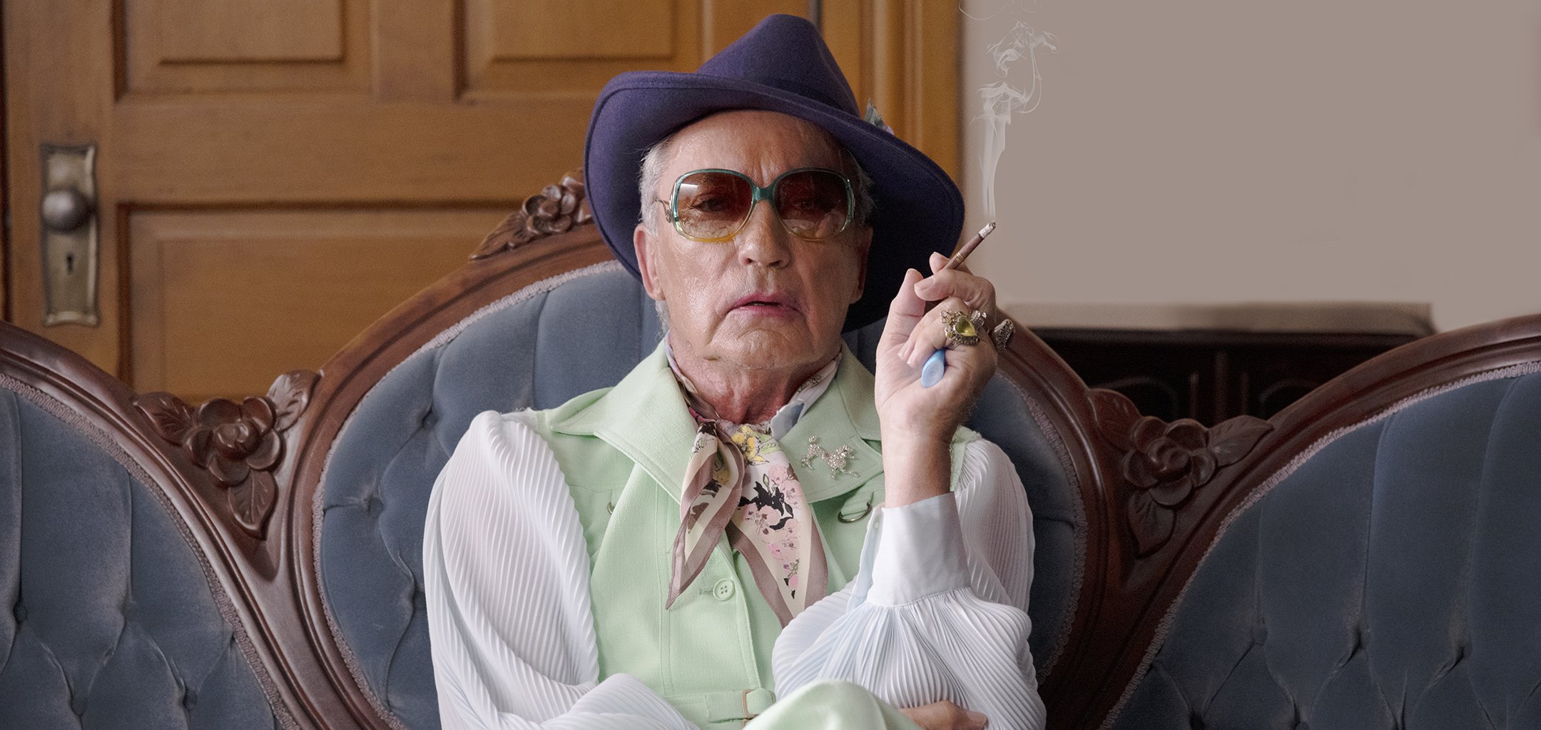 Udo Kier in Swan Song (2021)