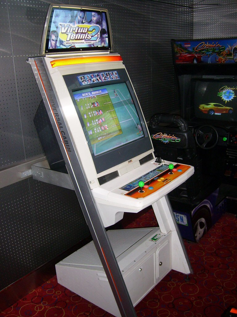 Virtua Tennis game machine