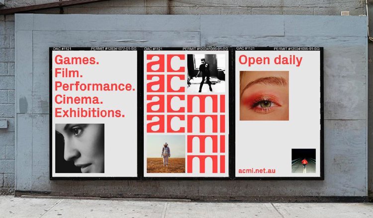 ACMI's new brand identity designed by North