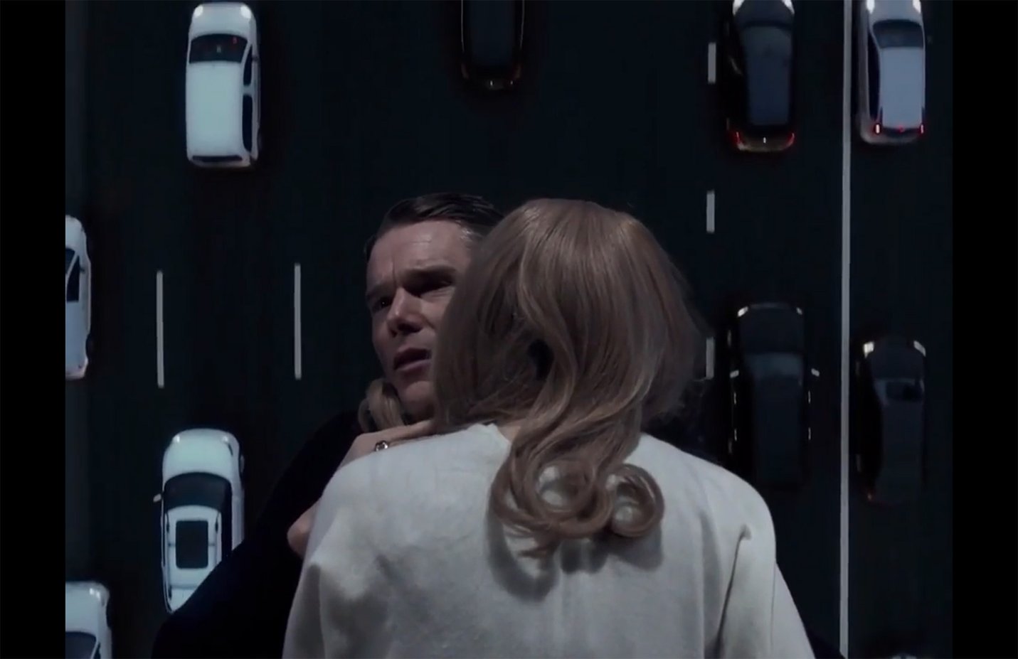 Ethan Hawke and Victoria Hill in First Reformed (2017)