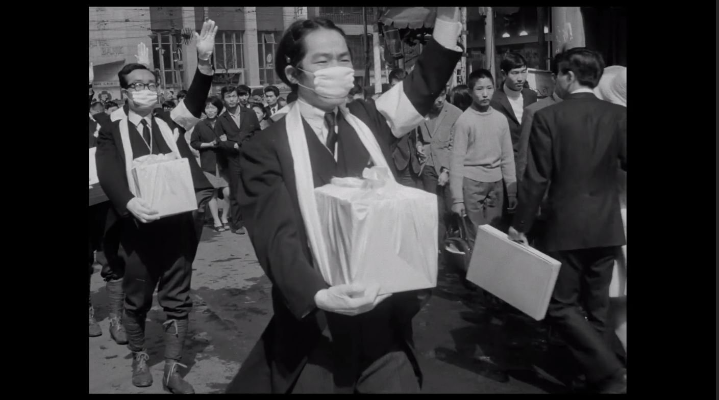 Funeral parade of roses - still of parade
