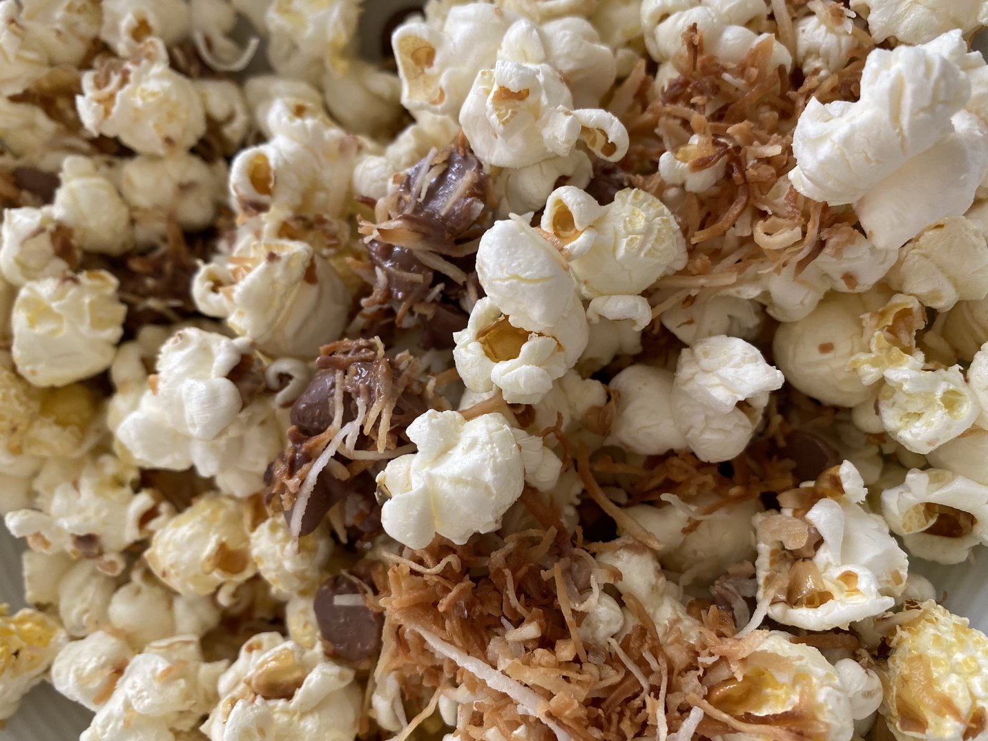 Lamington popcorn