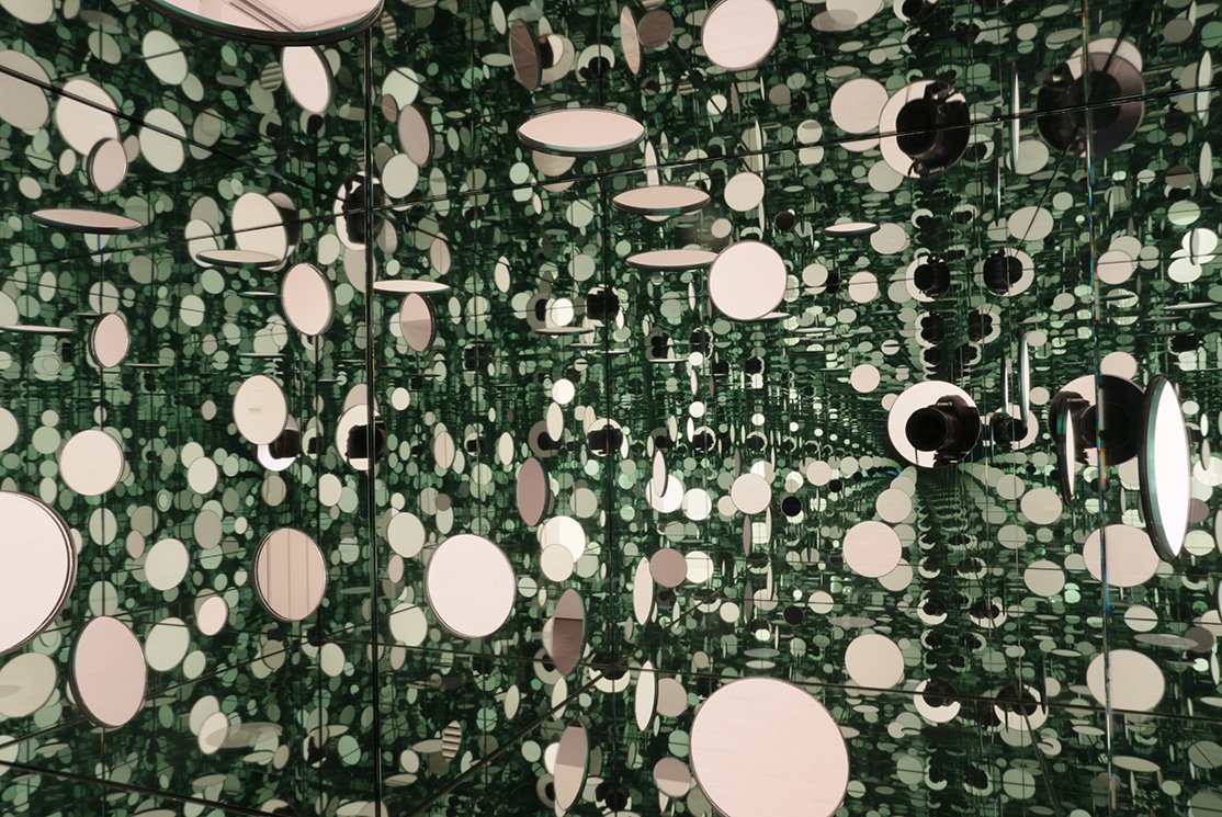 The Passing Winter, 2005, Yayoi Kusama. Tate: Purchased with funds provided by the Asia-Pacific Acquisitions Committee 2008.© Yayoi Kusama. Tate.