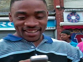 Still from the short 'Wiley, Skepta, Wretch, Scorcher, Ghetts, Frisco' (2006)