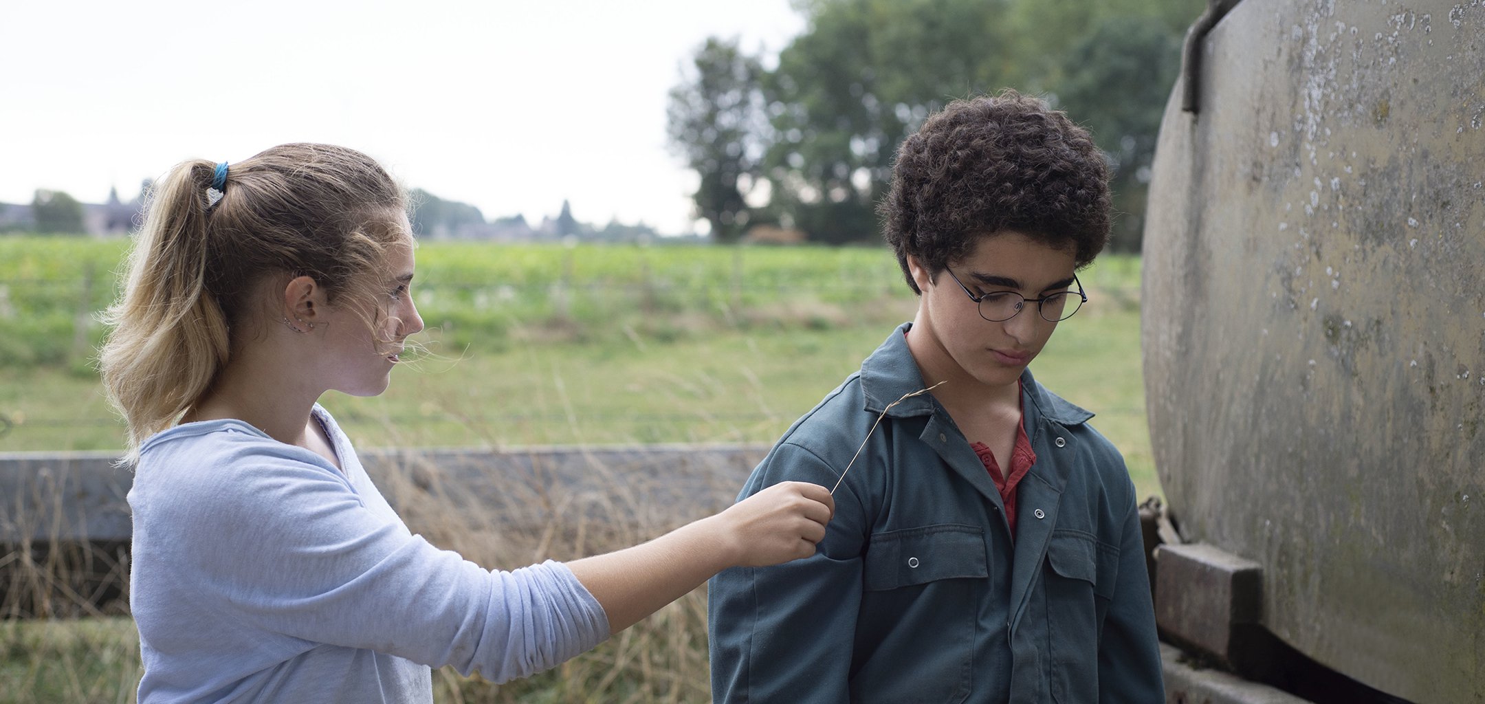 Idir Ben Addi and Victoria Bluck in a still from Young Ahmed (2019)